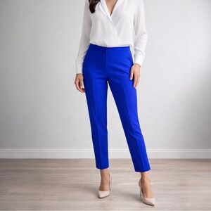 Trina Turk cobalt blue tailored pants, Sz 6